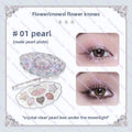 Flower Knows Moonlight Mermaid Eyeshadow Palette 8-Color Matte Shimmer Glitter Eye Makeup Cosmetics Women Beauty Eye Shadow
